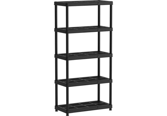 5 Tiers Shelving Storage Rack - Cosmoplast Qatar