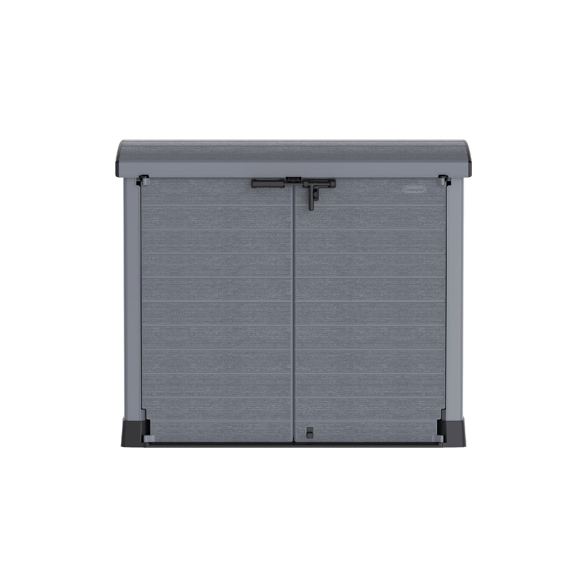 Cedargrain 1200L Small Storage Shed with Arc Lid - Cosmoplast Qatar