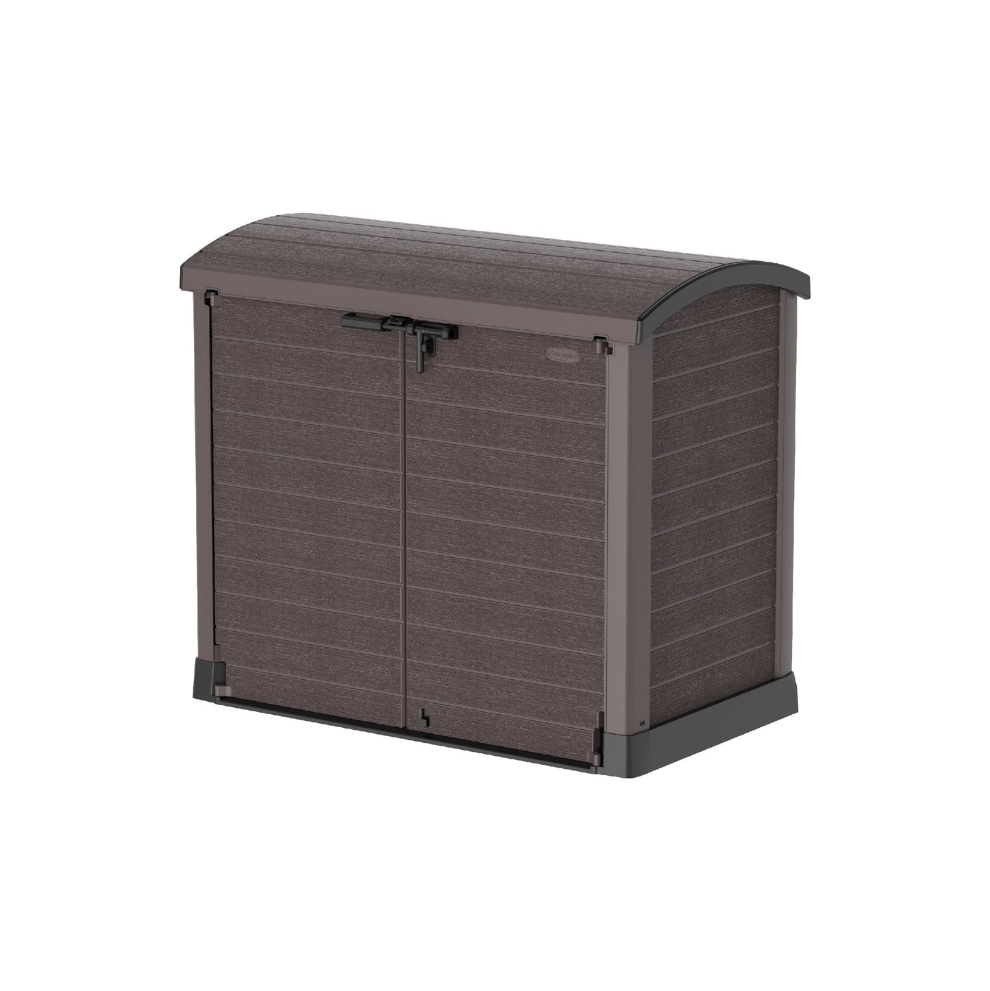 Cedargrain 1200L Small Storage Shed with Arc Lid - Cosmoplast Qatar