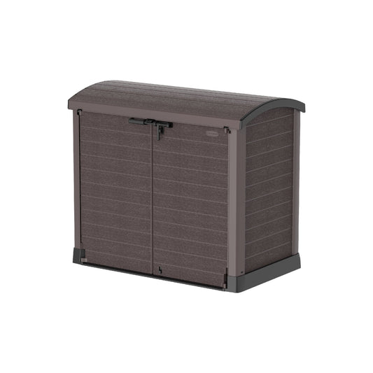 Cedargrain 1200L Small Storage Shed with Arc Lid - Cosmoplast Qatar