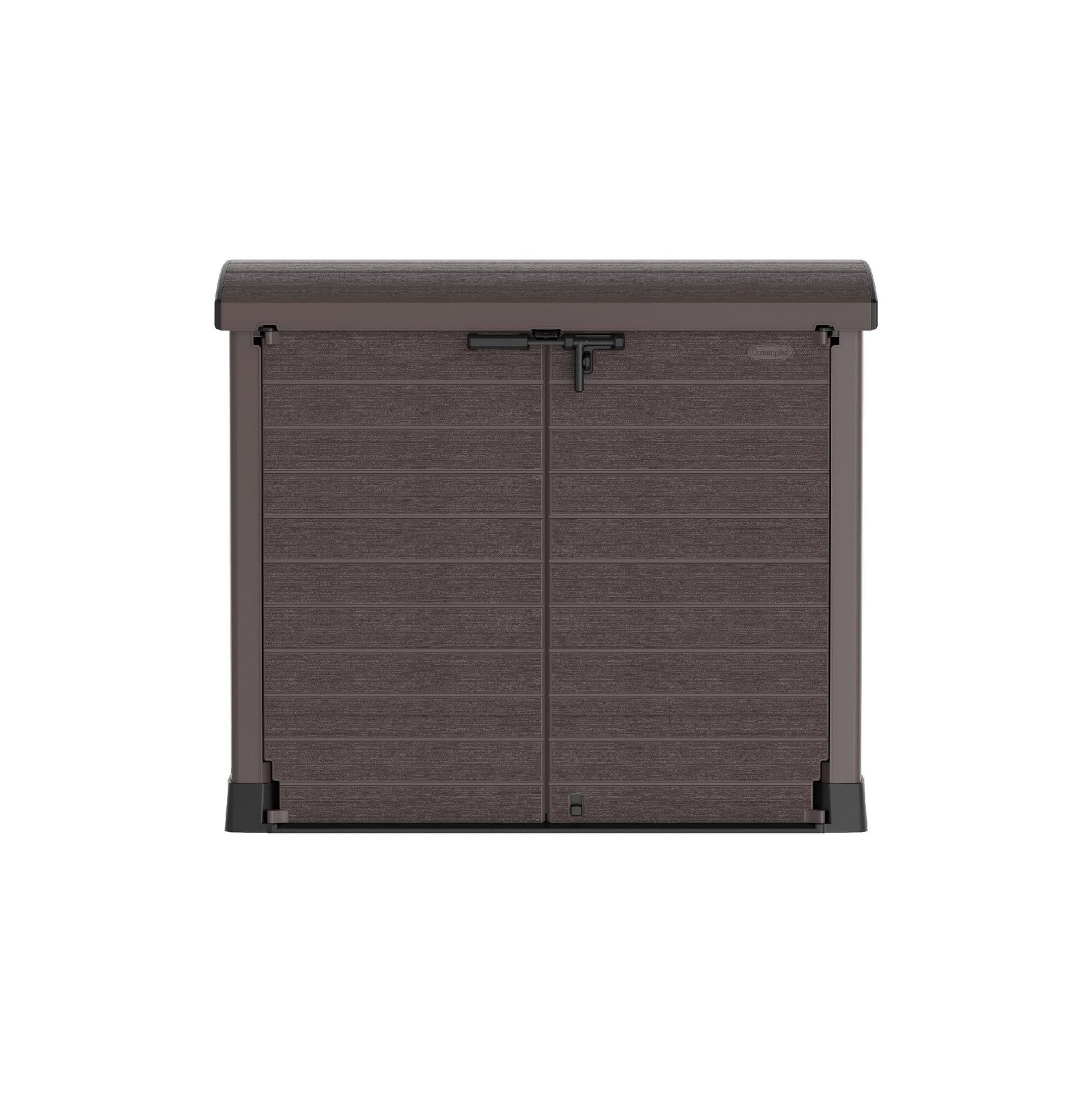 Cedargrain 1200L Small Storage Shed with Arc Lid - Cosmoplast Qatar