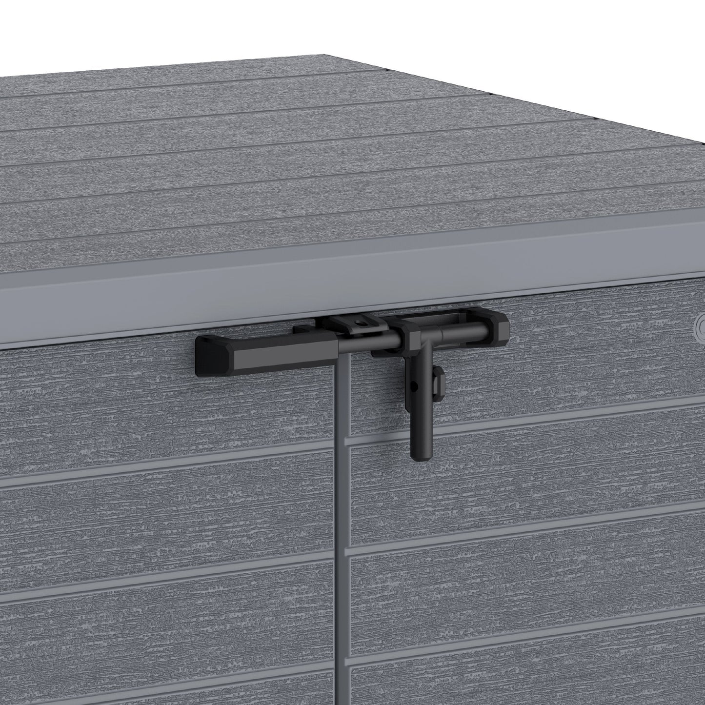 Cedargrain 1200L Small Storage Shed with Flat Lid - Cosmoplast Qatar