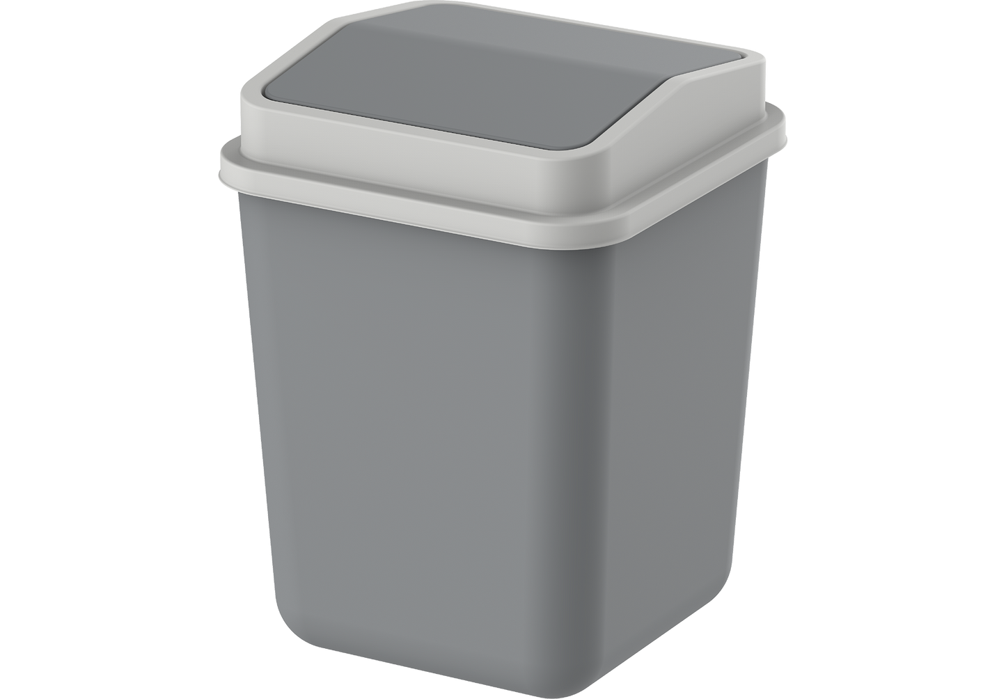 15L Swivel Waste Bin with Swing Lid - Cosmoplast Qatar