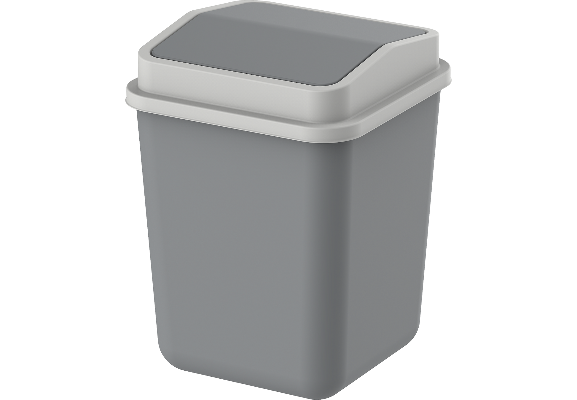 15L Swivel Waste Bin with Swing Lid - Cosmoplast Qatar