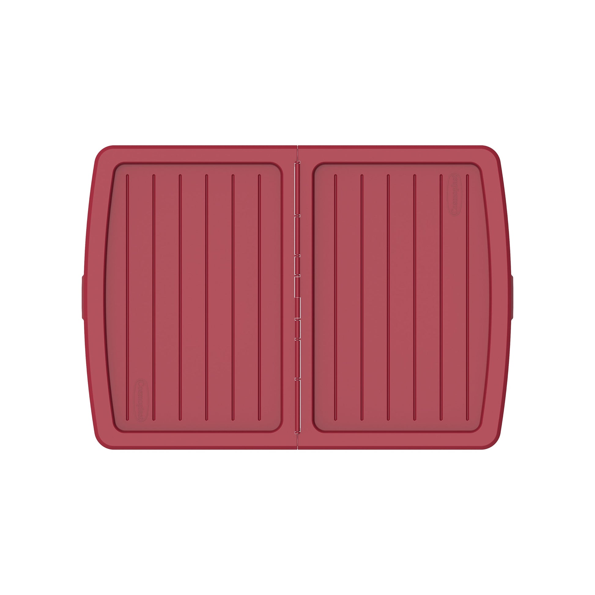 45L Clear Plastic Underbed Storage Box with Wheels & Lockable Lid - Cosmoplast Qatar