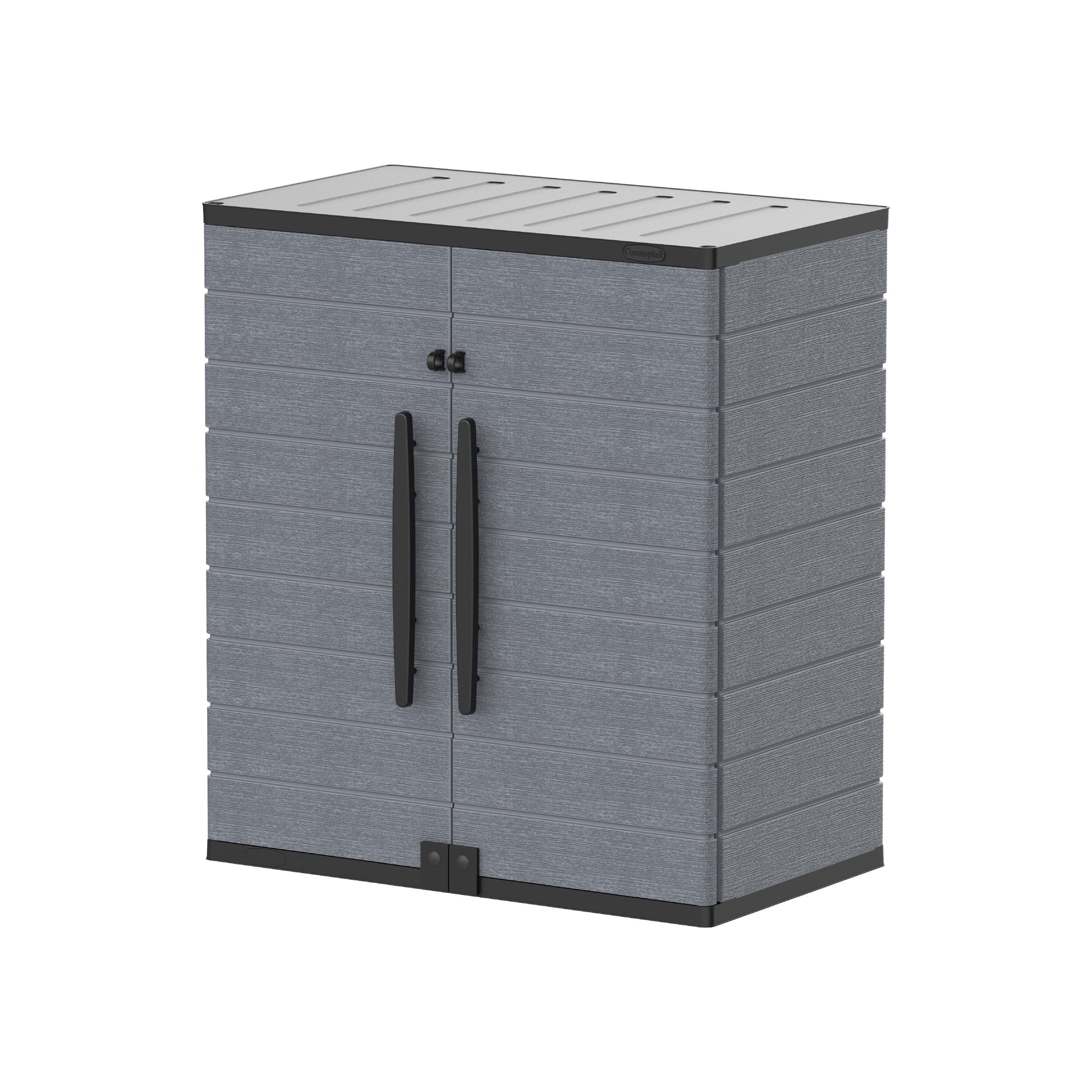 Cedargrain Vertical Storage Short Cabinet - Cosmoplast Qatar