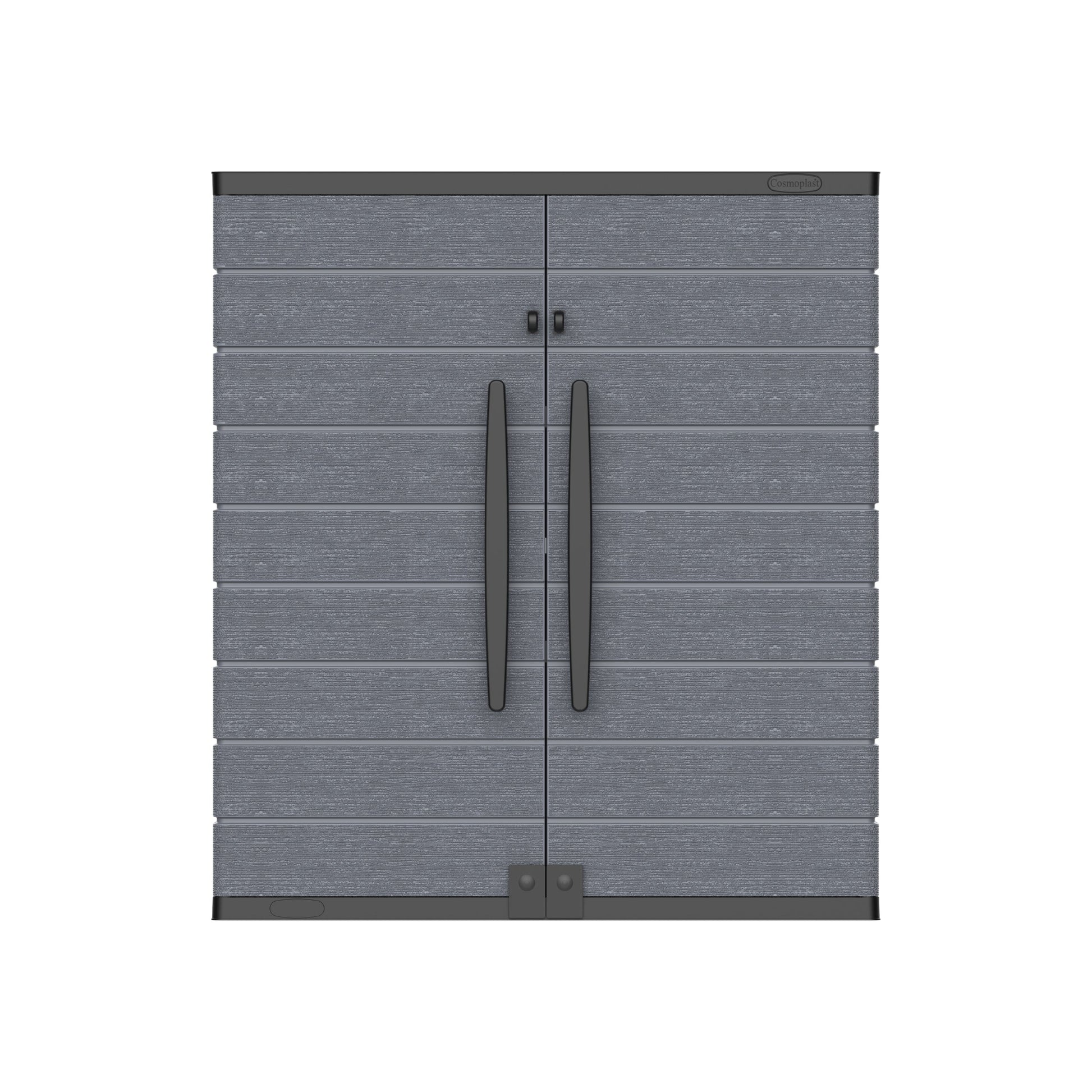 Cedargrain Vertical Storage Short Cabinet - Cosmoplast Qatar