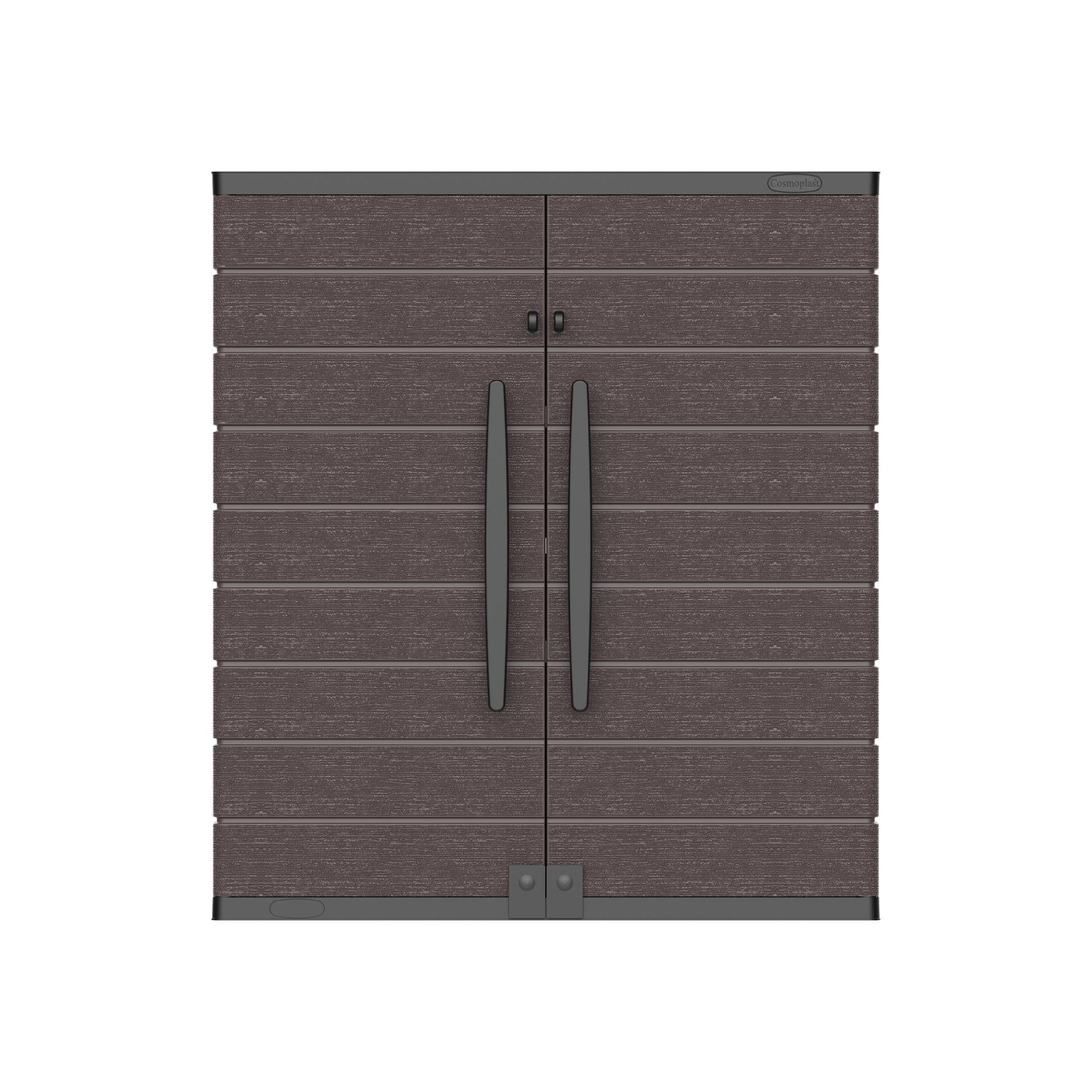 Cedargrain Vertical Storage Short Cabinet - Cosmoplast Qatar