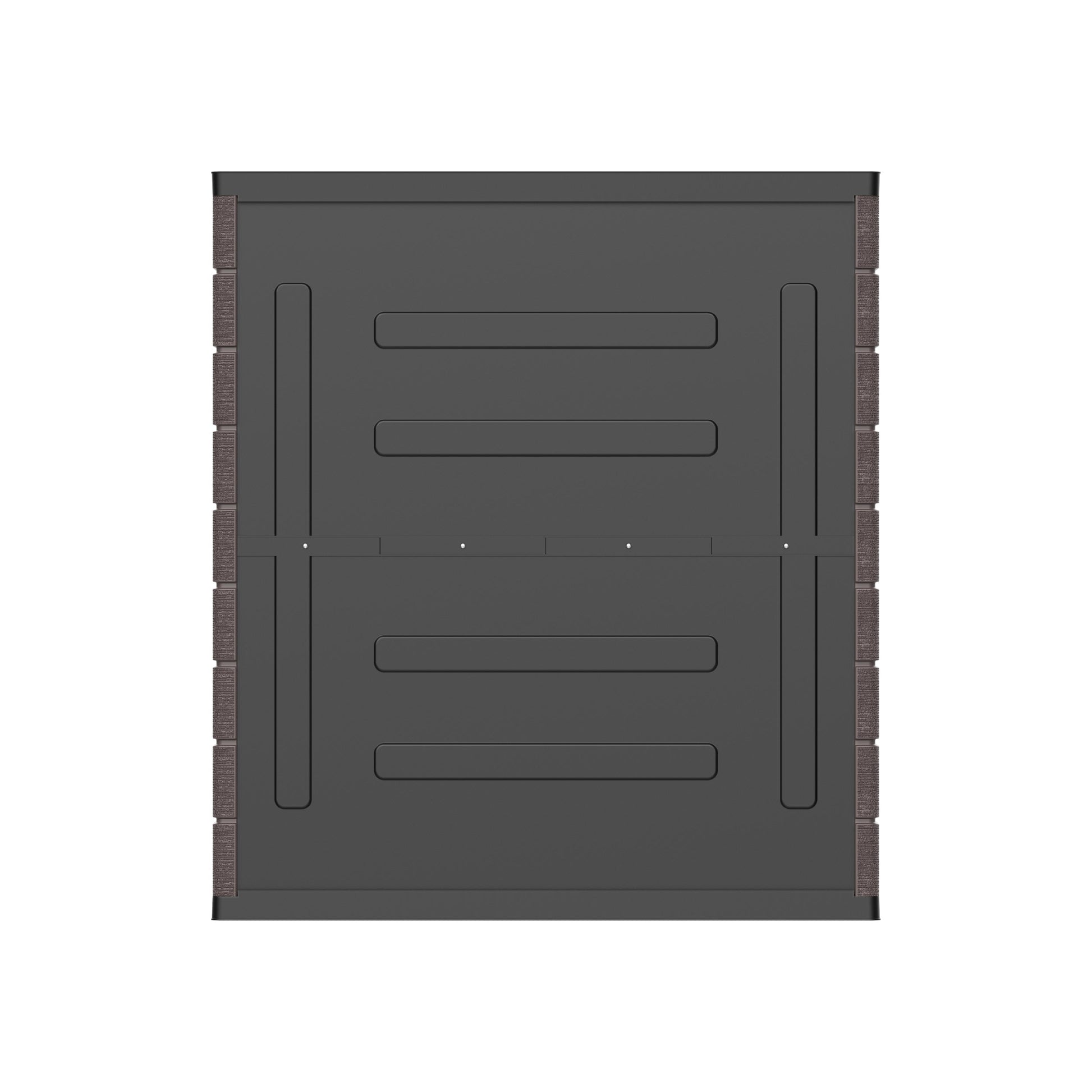 Cedargrain Vertical Storage Short Cabinet - Cosmoplast Qatar