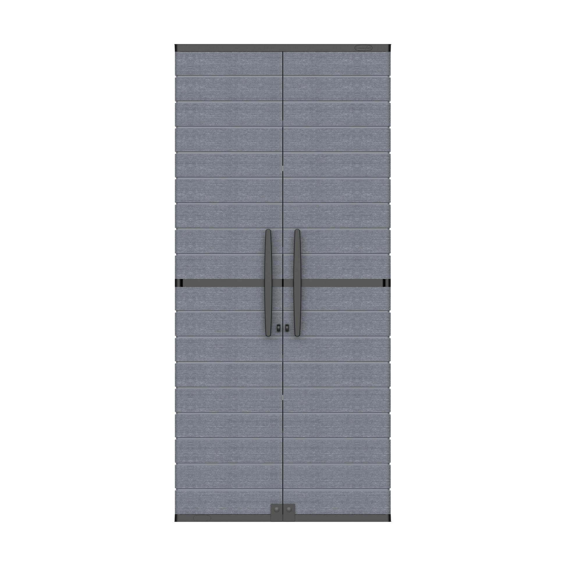 Cedargrain Vertical Storage Tall Cabinet - Cosmoplast Qatar