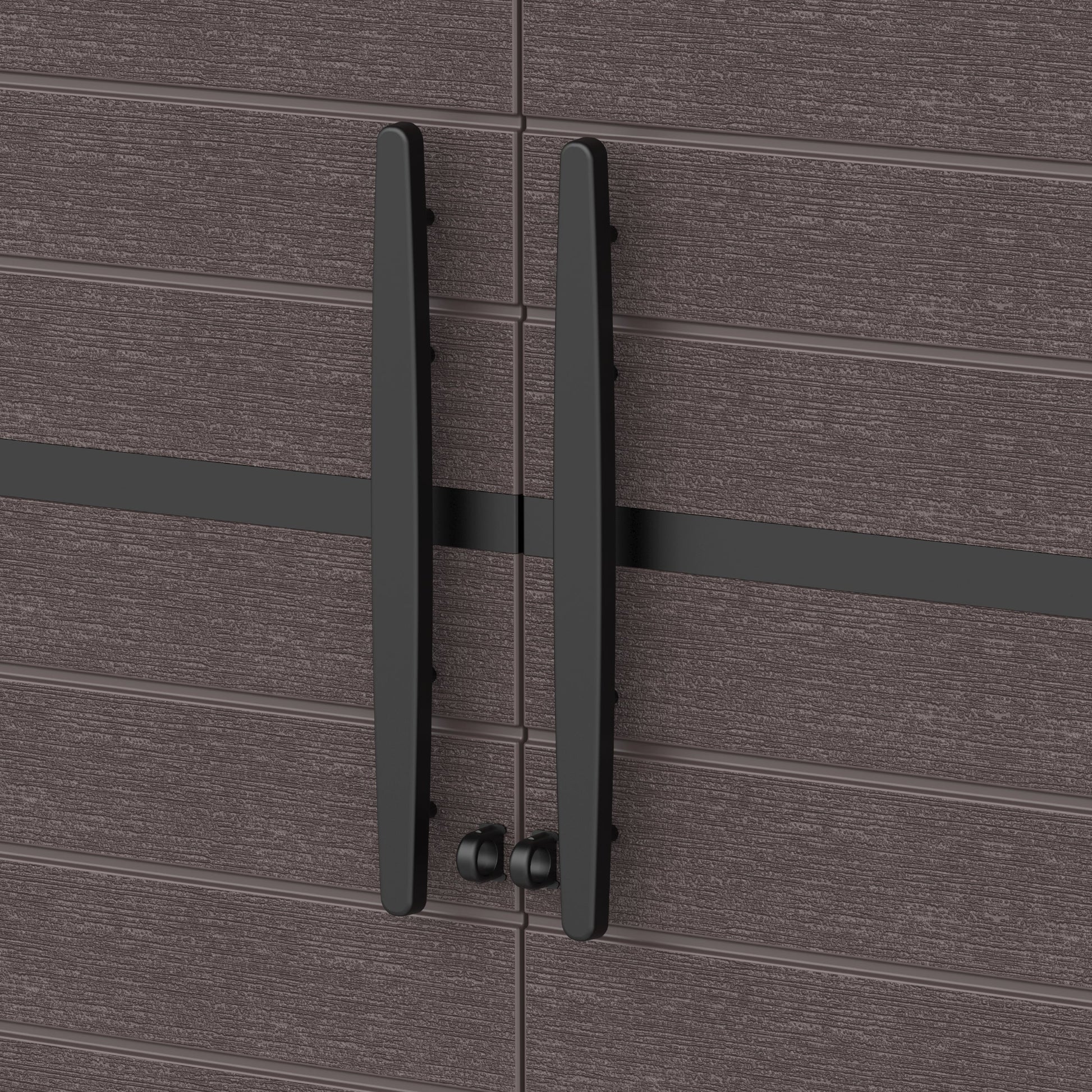 Cedargrain Vertical Storage Tall Cabinet - Cosmoplast Qatar