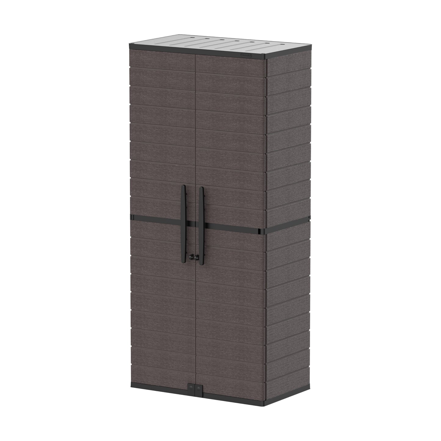 Cedargrain Vertical Storage Tall Cabinet - Cosmoplast Qatar