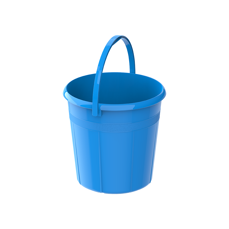 DX 10L Round Plastic Bucket with Handle