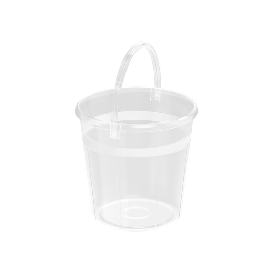 DX 10L Round Plastic Bucket with Handle - Cosmoplast Qatar
