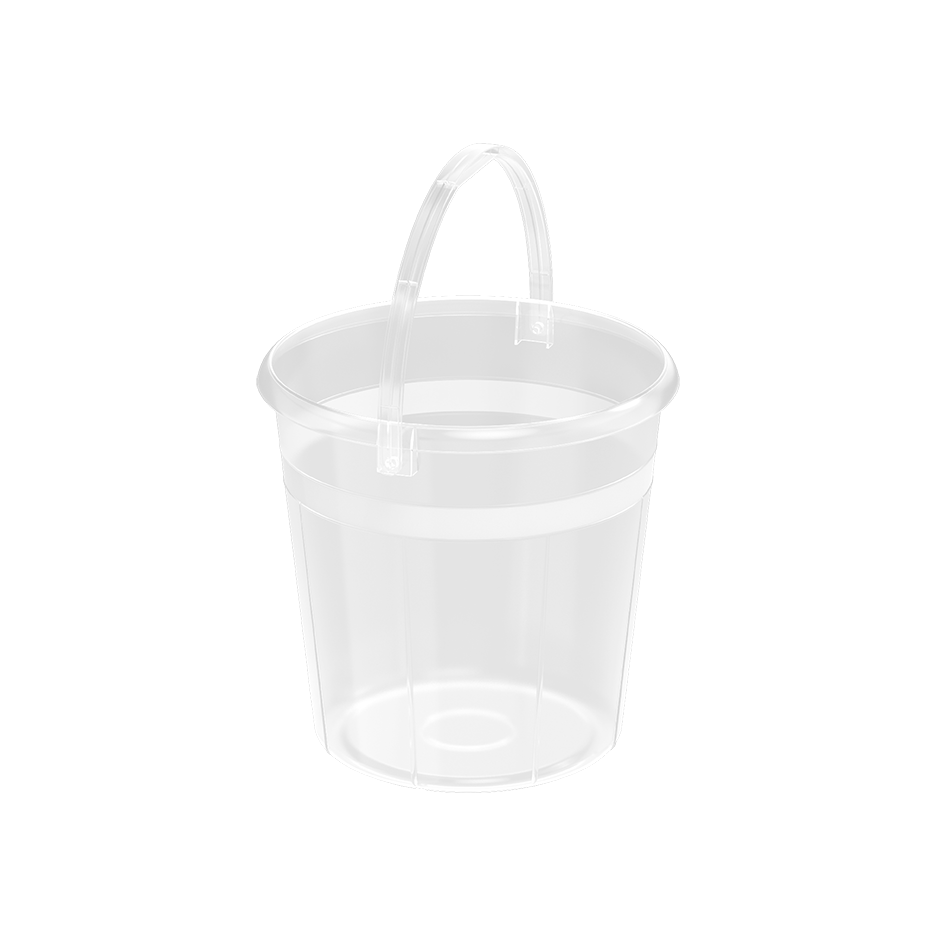 DX 20L Round Plastic Bucket with Handle - Cosmoplast Qatar