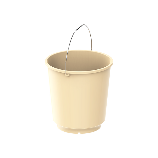 EX 18L Round Plastic Bucket with Steel Handle - Cosmoplast Qatar