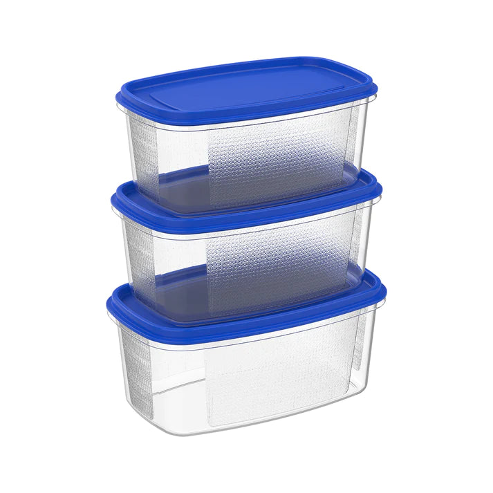 Oval Food Storage Containers Pack - Cosmoplast Qatar