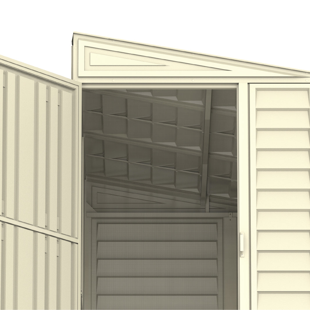 SideMate 4x8ft Resin Garden Storage Shed