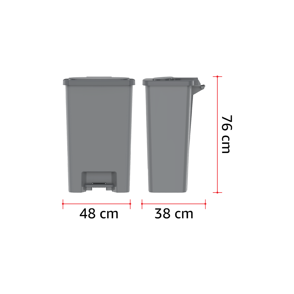 78L Step-on Waste Bin with Pedal