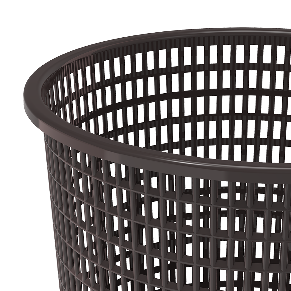 15L Round Waste Paper Basket - Cosmoplast Qatar