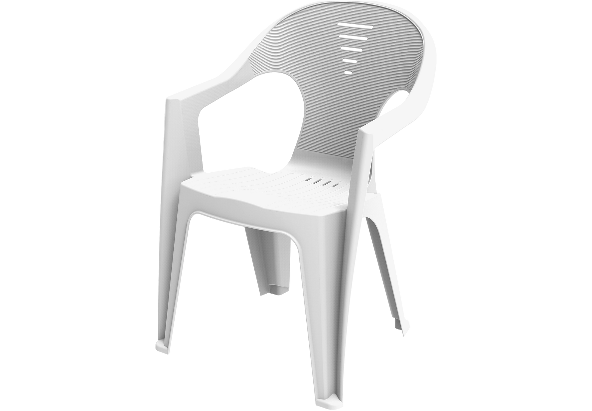 Plastic Garden Chair Regina White