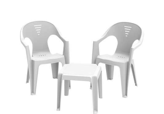 Regina Table & Chairs Set - Cosmoplast Qatar